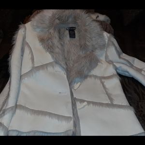 Nwot faux suede coat